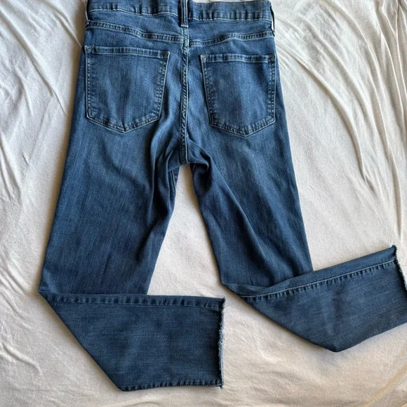 Banana Republic Dark Blue High Rise Slim Straight-Leg Jeans - Picture 5 of 6